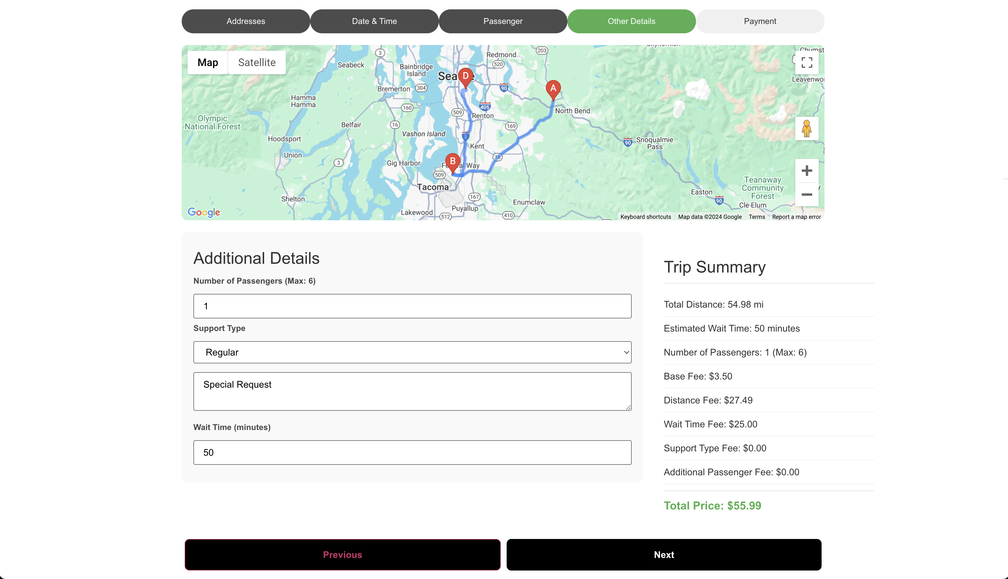 Well-RydeOps Medical Transportation WP Plugin