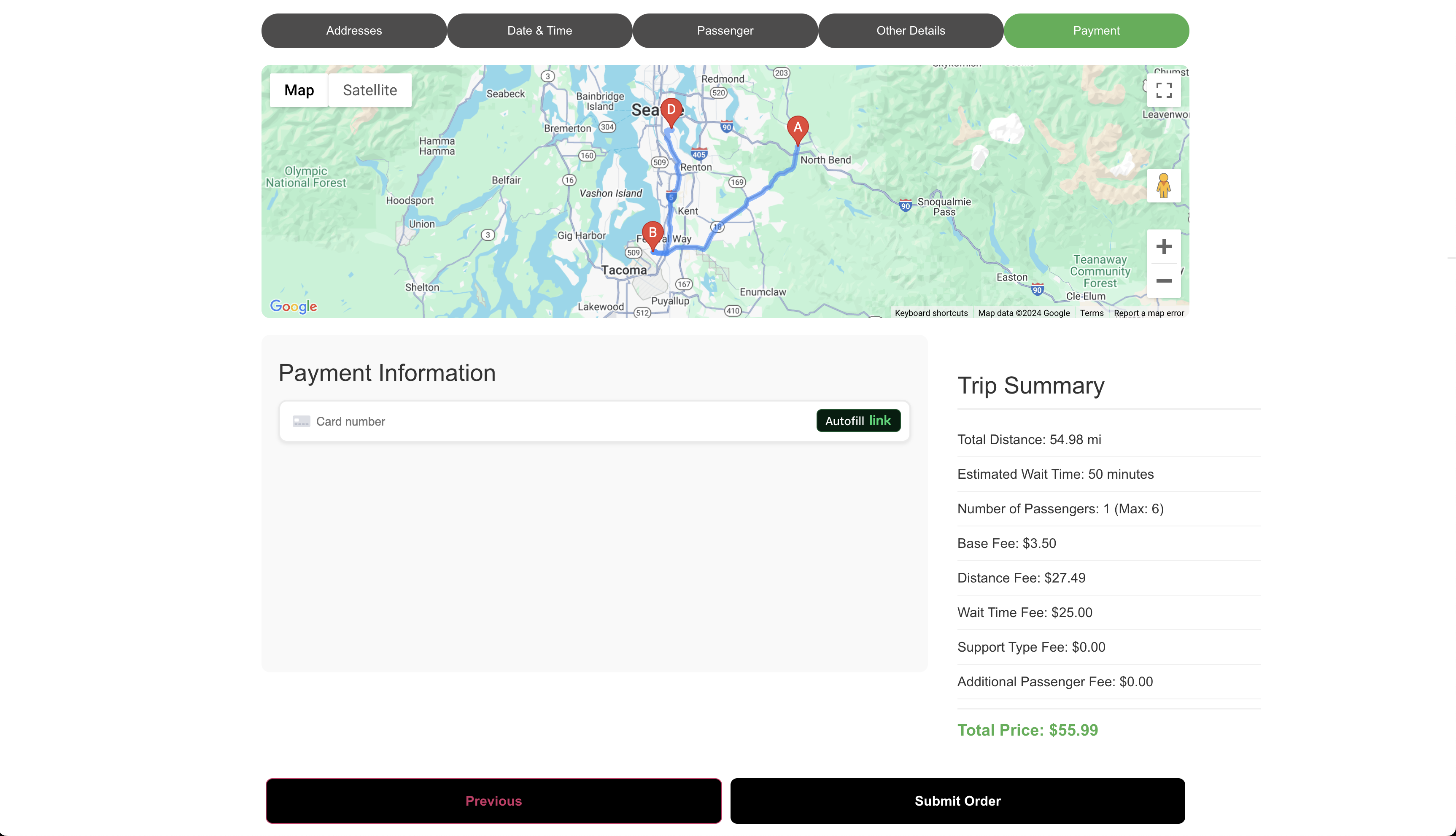 Well-RydeOps Medical Transportation WP Plugin