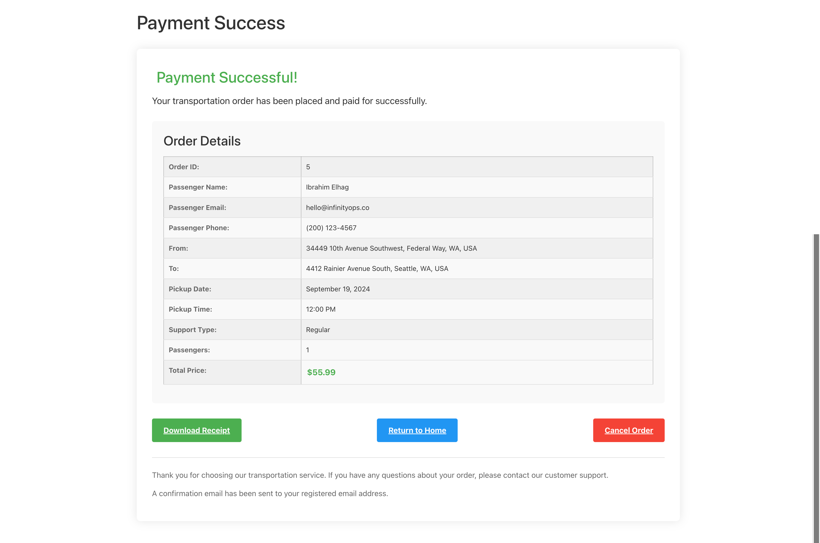 Well-RydeOps Medical Transportation WP Plugin